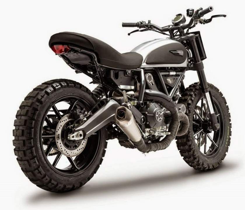 dirt bike into scrambler